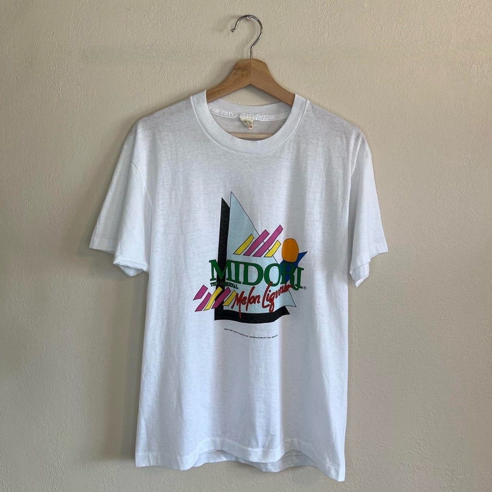 Vintage Midori Melon Liqueur T-shirt - Picture 1 of 8